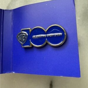 WARNER BROTHERS WB 100th Anniversary "Celebrating Every Story" Pin